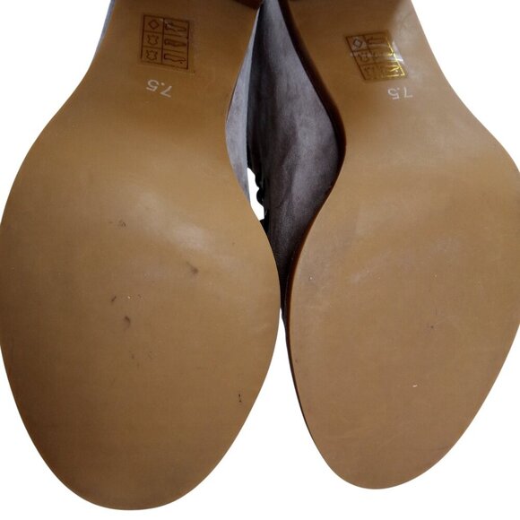 Jeffrey Campbell Cors Lace Up Open Toe Boots Booties Size 7.5 Suede Beige - Picture 8 of 15